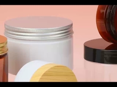 जेएक्सपैक पेट प्लास्टिक क्रीम जार 100g-500g स्क्रू ढक्कन के साथ