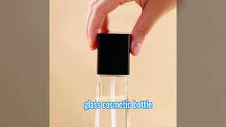 ग्लास कॉस्मेटिक बोतल | लक्जरी ग्लास लोशन बोतल और क्रीम जार पैकेजिंग