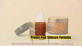 एम्बर पीईटी कॉस्मेटिक बोतल सेट निर्माता | स्प्रे, लोशन, टोनर बोतल और क्रीम जार | ओईएम पैकेजिंग