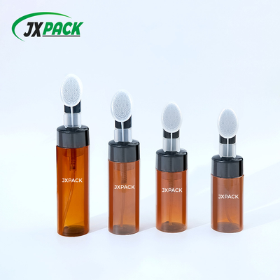 लक्जरी फोम पंप बोतल गोल्ड / क्रोम फिनिश खाली डिस्पेंसर हाई-एंड बाथ उत्पादों के लिए रिसाव-प्रतिरोधी और स्टाइलिश