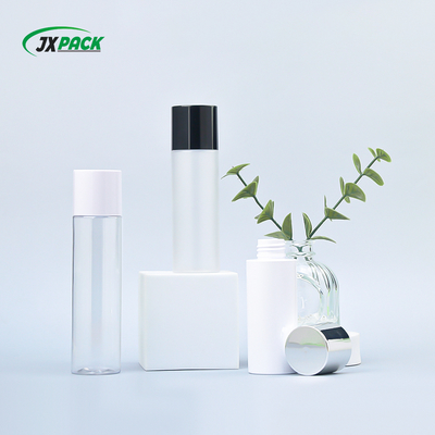 घूमने वाले ढक्कन के साथ कस्टम PET कॉस्मेटिक बोतल 100ml-150ml