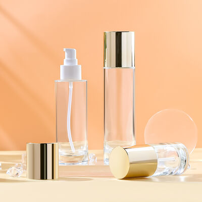 त्वचा देखभाल पैकेजिंग के लिए लीक प्रूफ अनुकूलन योग्य पर्यावरण के अनुकूल ग्लास लोशन बोतल